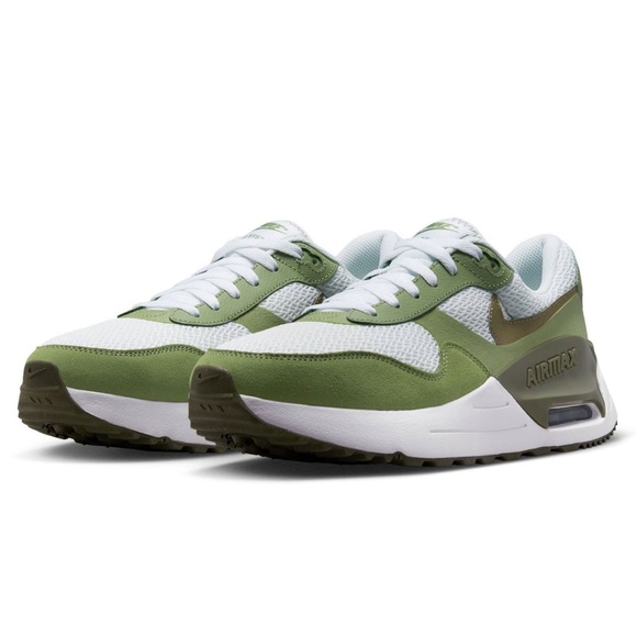 Nike Air Max SYSTM Sage Green/White Men's Athletic Gym Training Shoes - Picture 3 of 6